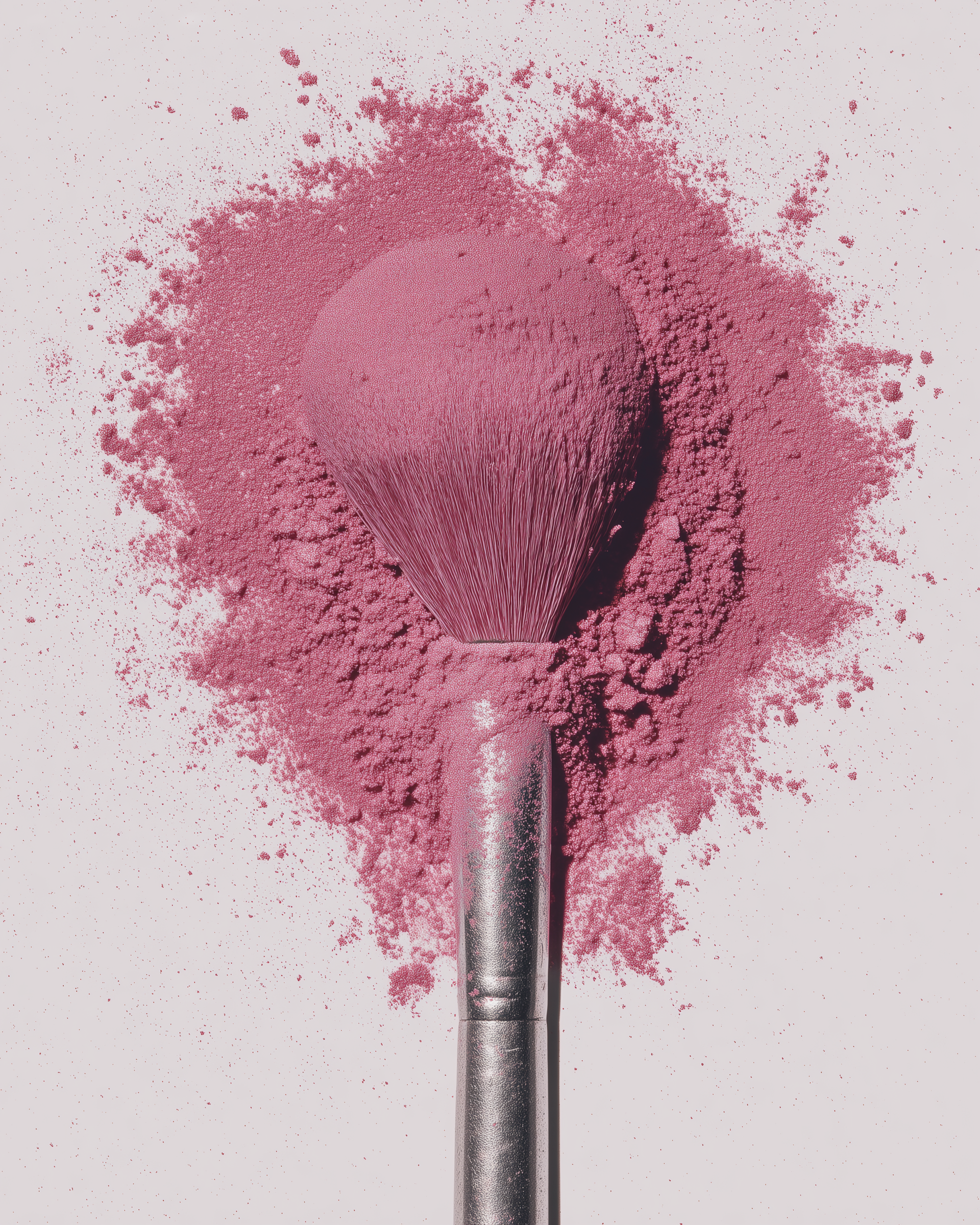 13purpleflower holly leaf makeup brush suit