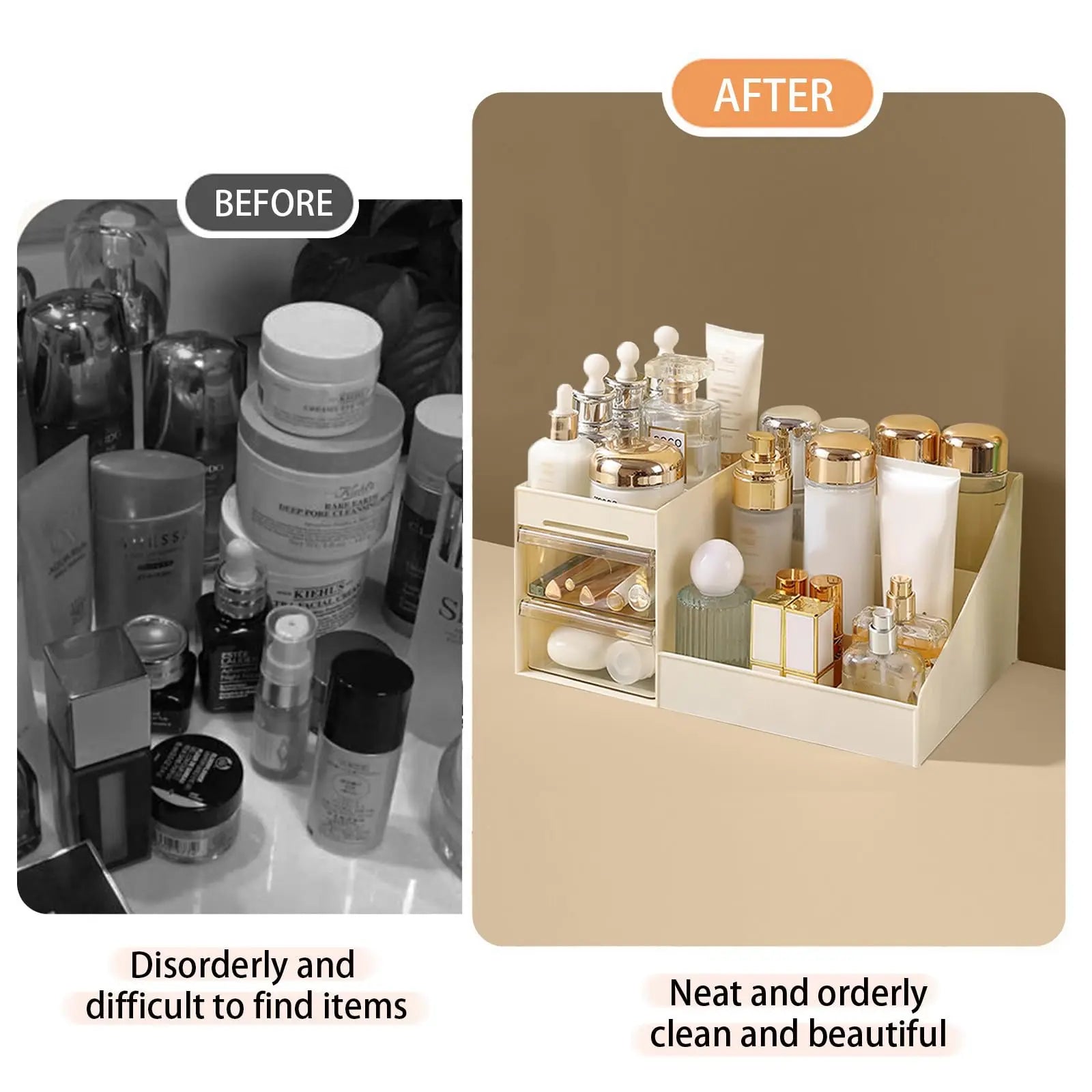 Cosmetic Display Case Desk