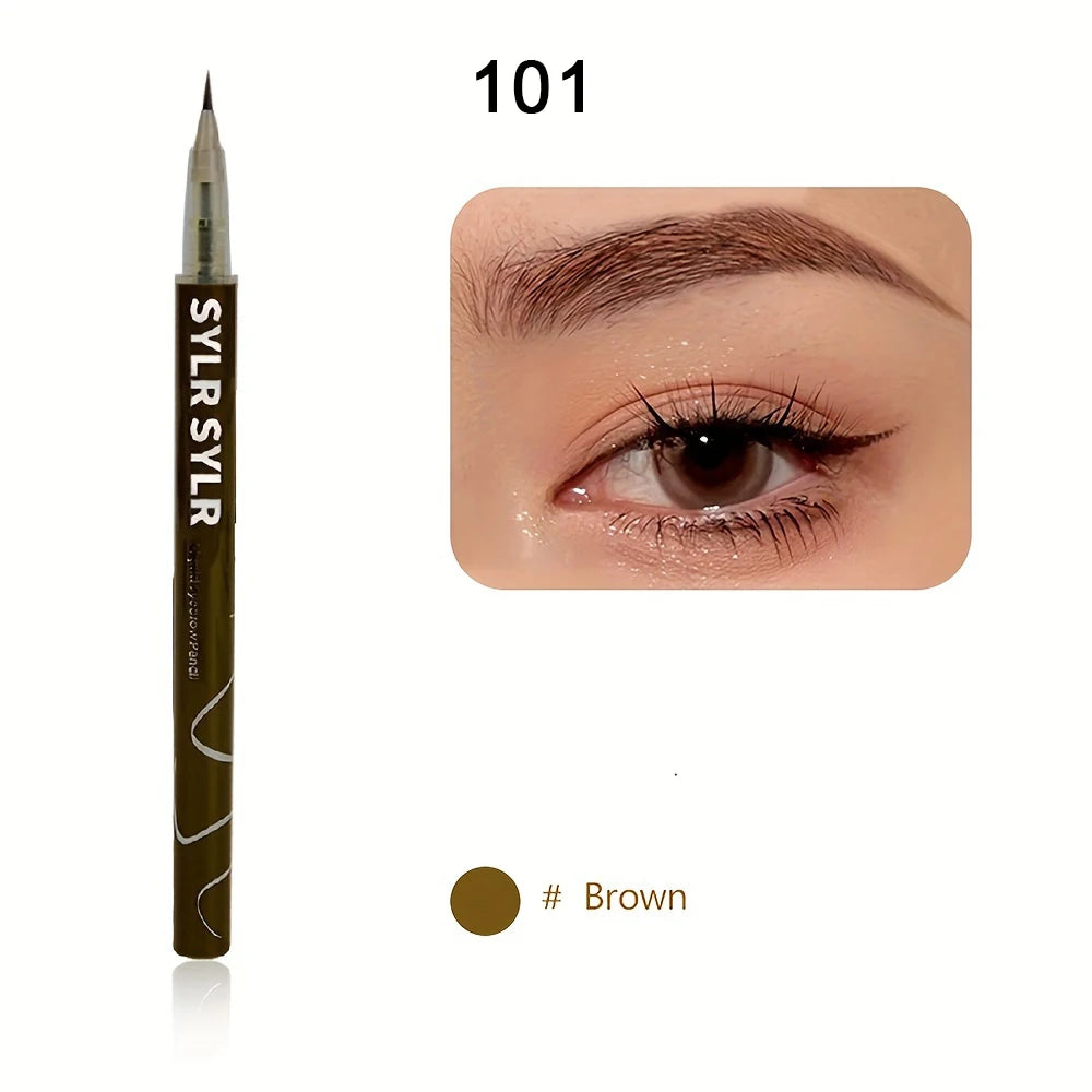 Slim Gel Eyeliner Pen – Smooth & Waterproof, Smudge-Proof, High-Pigment, Easy Glide, Multi-Color, Long-Lasting Eye Makeup