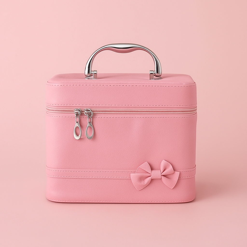 Pink  Leather Bag