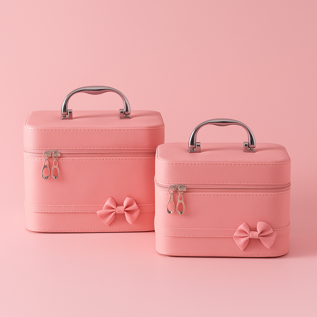 Pink  Leather Bag