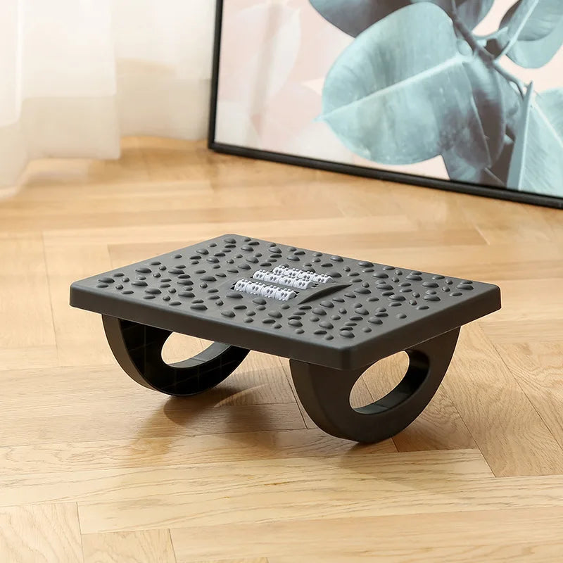 Foot Rest Under Desk Rocking Footstool with Massage Rollers Foot Rest Foot Relaxation Circulation for Home Study Office Work